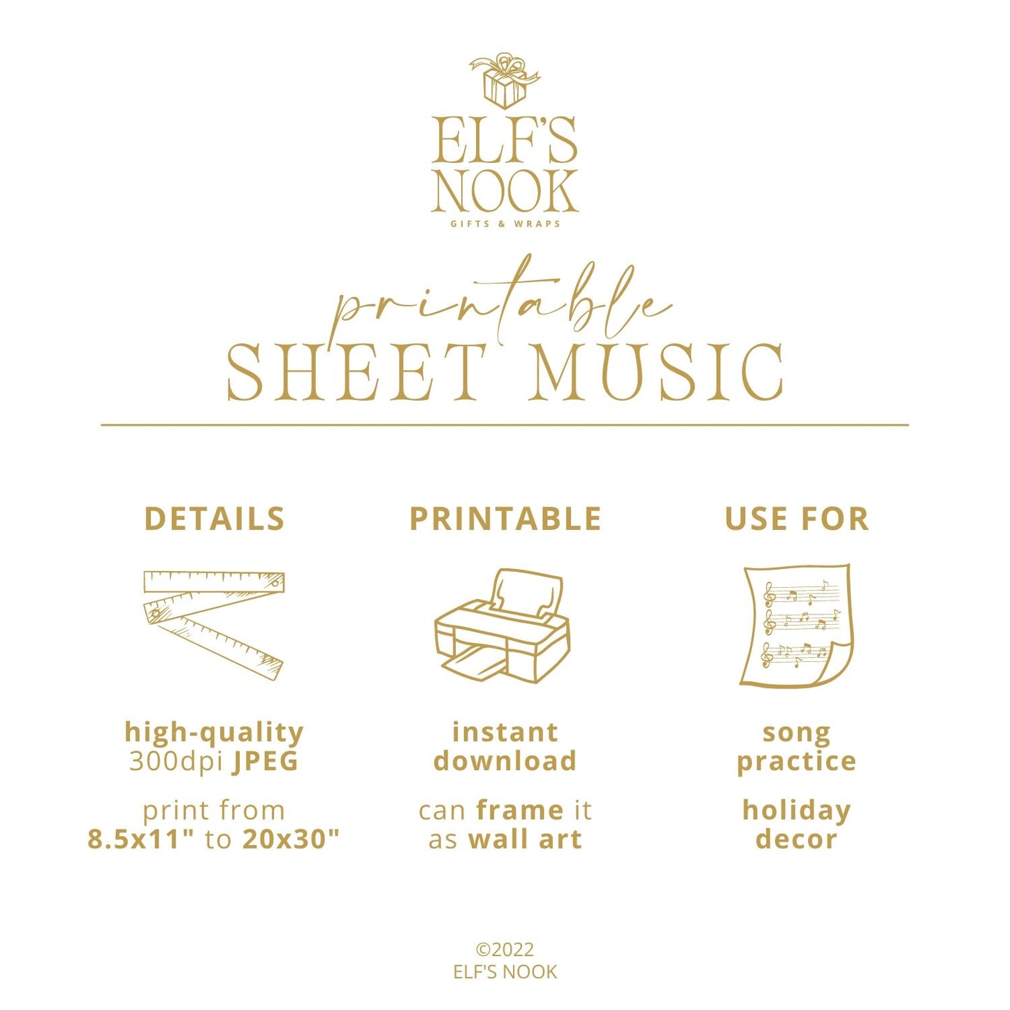 The First Noel Printable Vintage Sheet Music | Christmas Hymn Carol Sheet Music Collection for Song Practice, Holiday Decor - Vintage Green