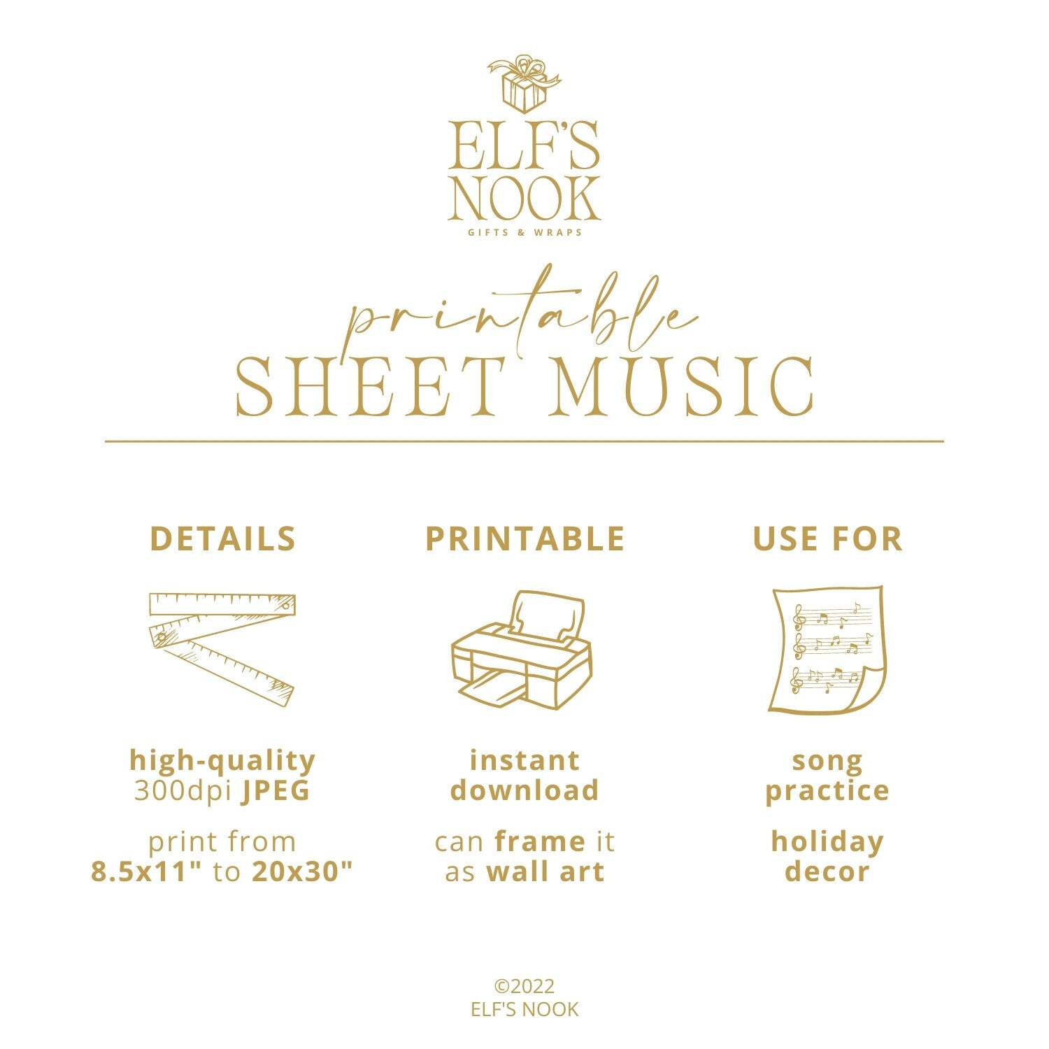 The First Noel Printable Vintage Sheet Music | Christmas Hymn Carol Sheet Music Collection for Song Practice, Holiday Decor - Vintage Green
