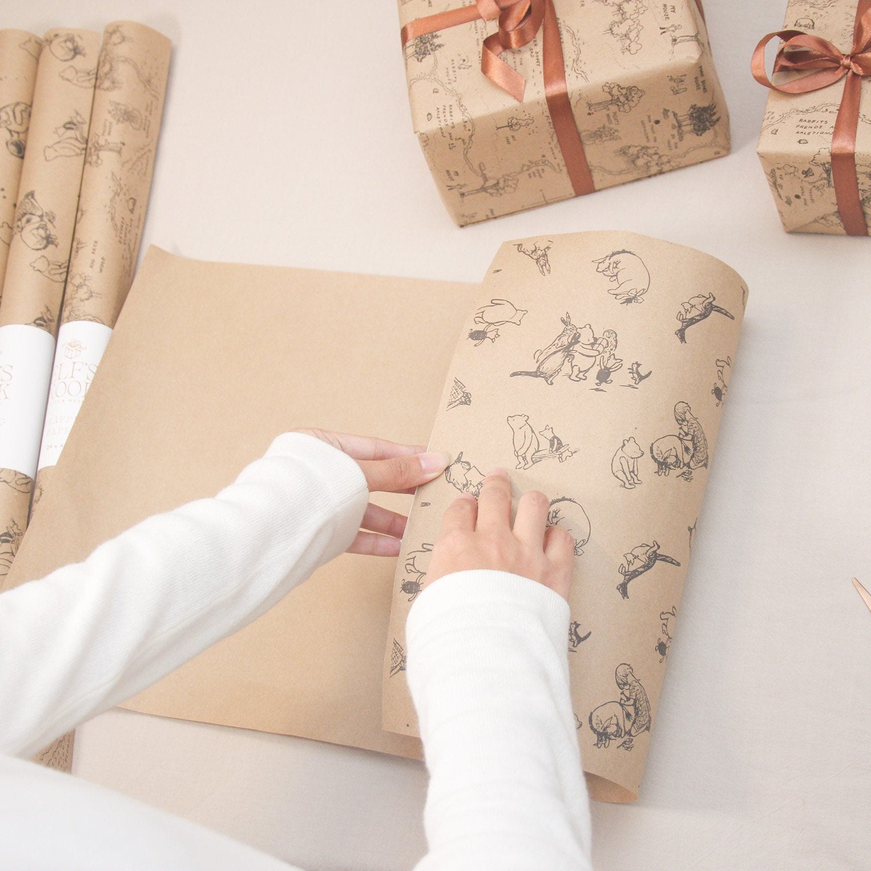 Recyclable christmas store wrapping paper