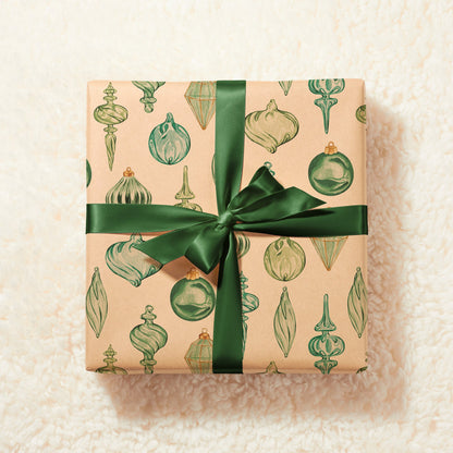 Wrapping Paper KRAFT Eco Friendly Light Sage Green Gift Wrap